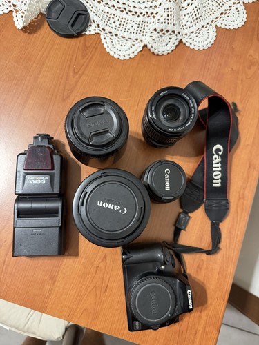 Kit canon eos 1000d - kit, +