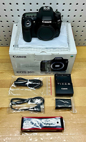 Canon eos 80d dslr body - canon,